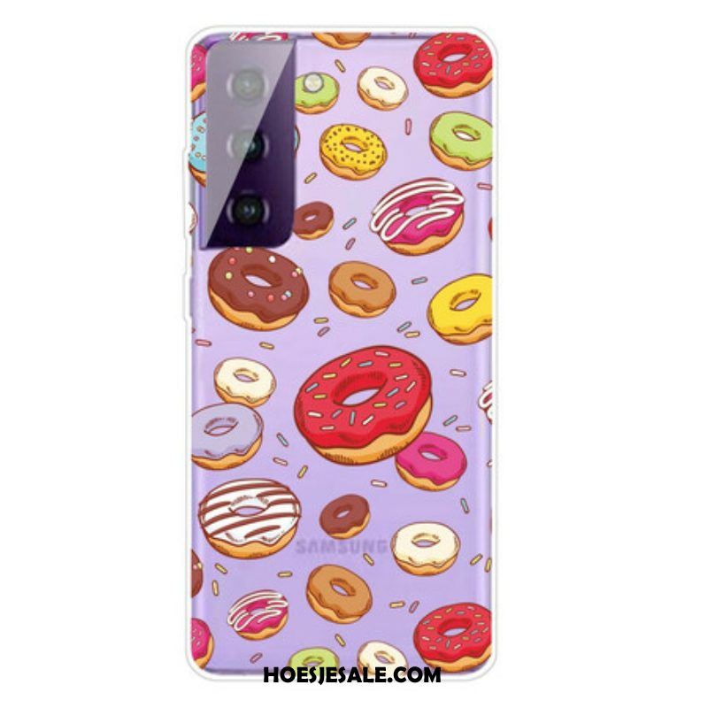 Hoesje voor Samsung Galaxy S21 Plus 5G Hou Van Donuts