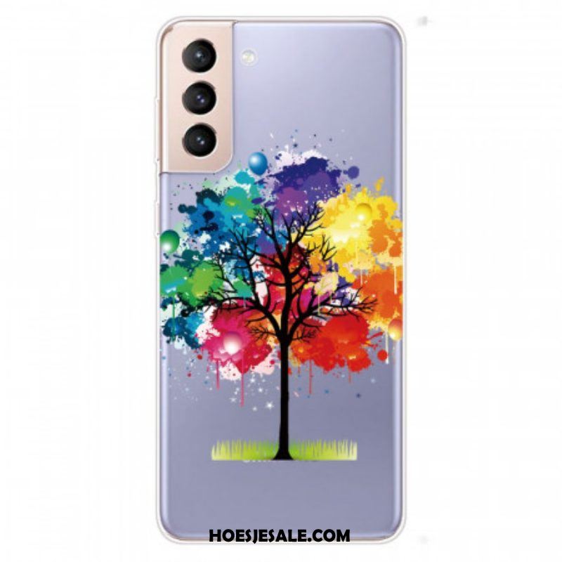 Hoesje voor Samsung Galaxy S22 5G Aquarel Boom