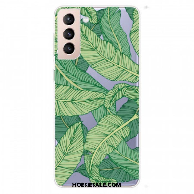 Hoesje voor Samsung Galaxy S22 5G Aquarel Cactussen