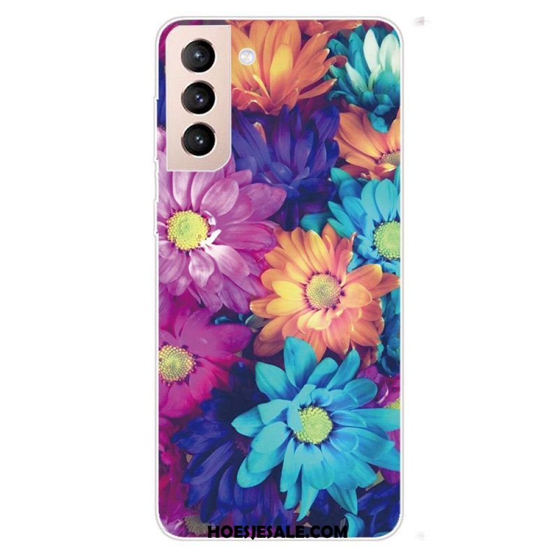 Hoesje voor Samsung Galaxy S22 5G Flexibele Bloemen