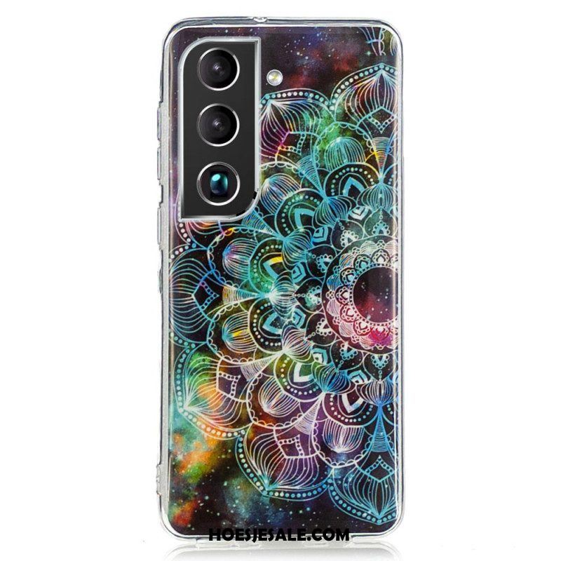 Hoesje voor Samsung Galaxy S22 5G Fluorescerende Bloemenserie