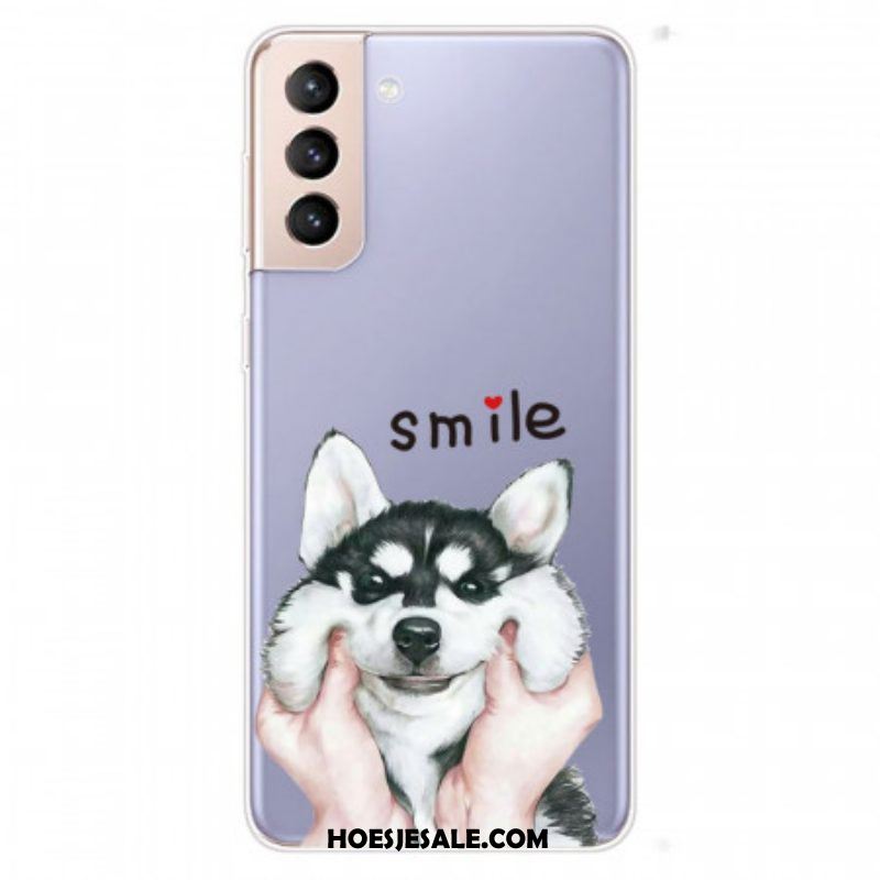 Hoesje voor Samsung Galaxy S22 5G Lach Hond