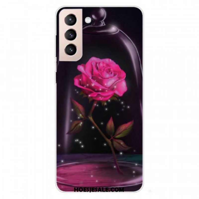 Hoesje voor Samsung Galaxy S22 5G Magisch Roze