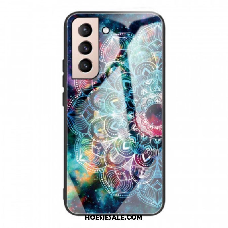 Hoesje voor Samsung Galaxy S22 5G Mandala Gehard Glas