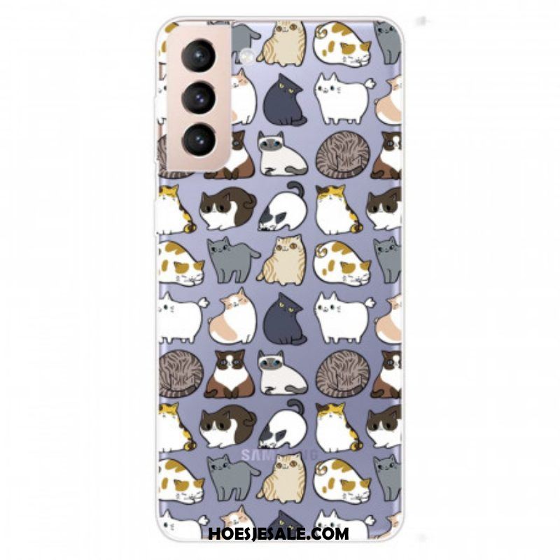 Hoesje voor Samsung Galaxy S22 5G Topkatten