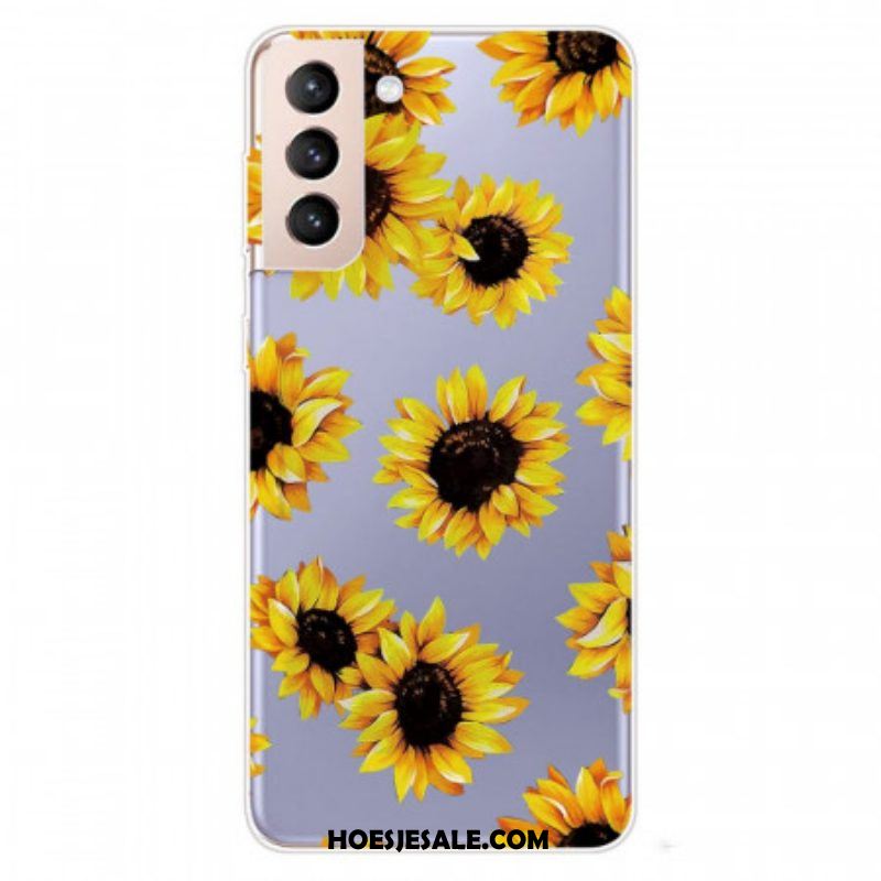 Hoesje voor Samsung Galaxy S22 5G Zonnebloemen