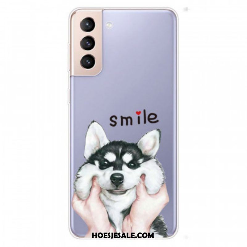 Hoesje voor Samsung Galaxy S22 Plus 5G Lach Hond