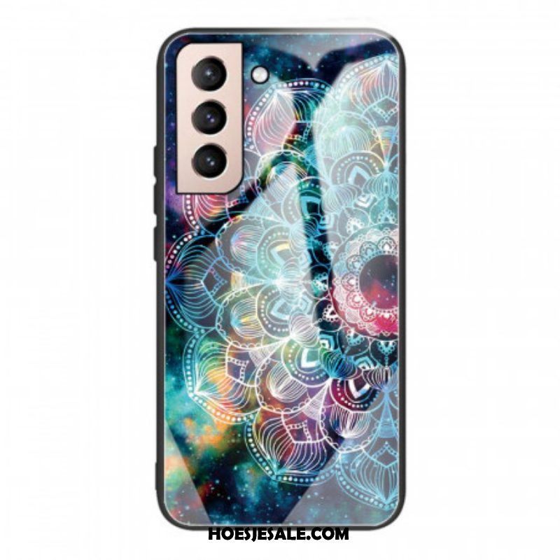 Hoesje voor Samsung Galaxy S22 Plus 5G Mandala Gehard Glas