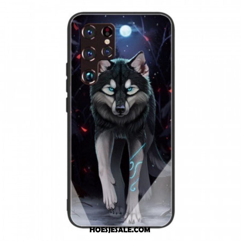 Hoesje voor Samsung Galaxy S22 Ultra 5G Wolf