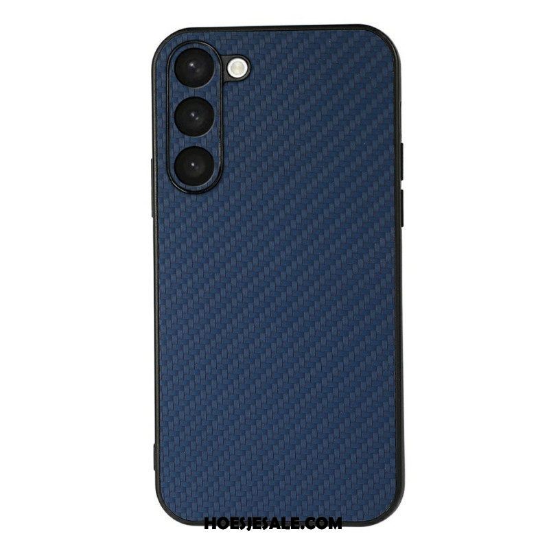 Hoesje voor Samsung Galaxy S23 5G Klassieke Koolstofvezel