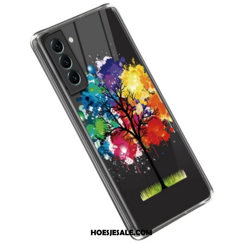 Hoesje voor Samsung Galaxy S23 5G Naadloze Aquarel Boom