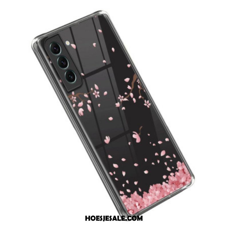 Hoesje voor Samsung Galaxy S23 5G Naadloze Roze Bloemen