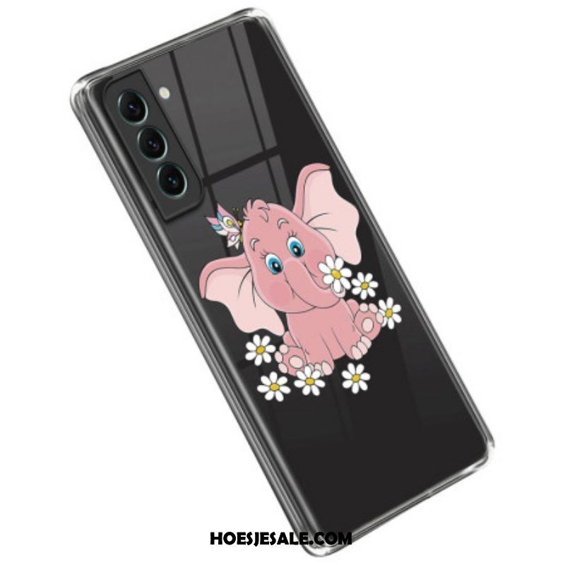 Hoesje voor Samsung Galaxy S23 5G Naadloze Roze Olifant