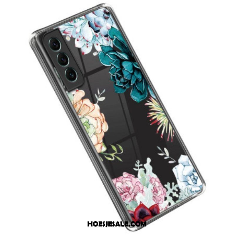 Hoesje voor Samsung Galaxy S23 Plus 5G Naadloos Boeket Bloemen