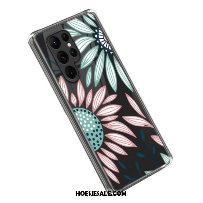 Hoesje voor Samsung Galaxy S23 Ultra 5G Bloemen