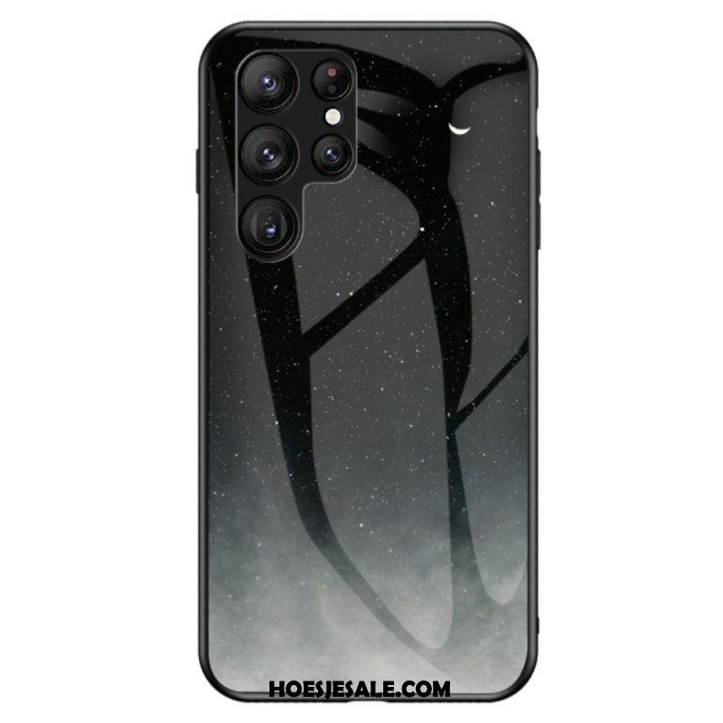 Hoesje voor Samsung Galaxy S23 Ultra 5G Hemel Gehard Glas