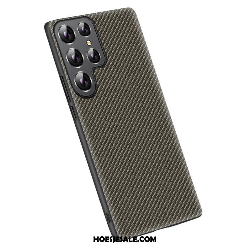 Hoesje voor Samsung Galaxy S23 Ultra 5G Koolstofvezel