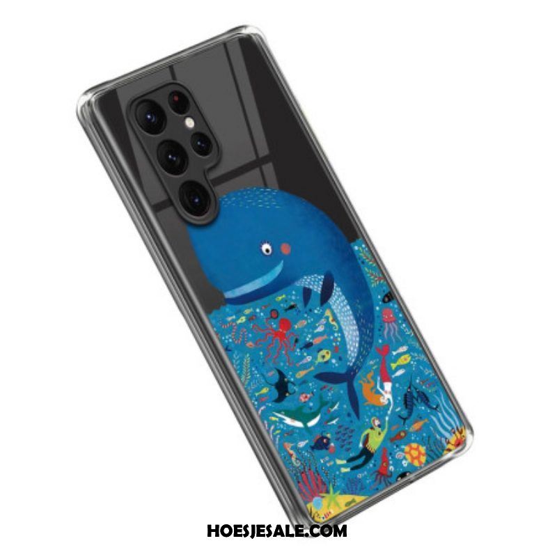 Hoesje voor Samsung Galaxy S23 Ultra 5G Walvis