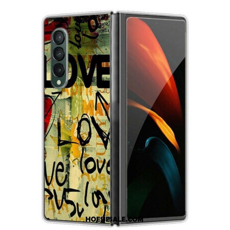 Hoesje voor Samsung Galaxy Z Fold 3 5G Liefde En Liefde