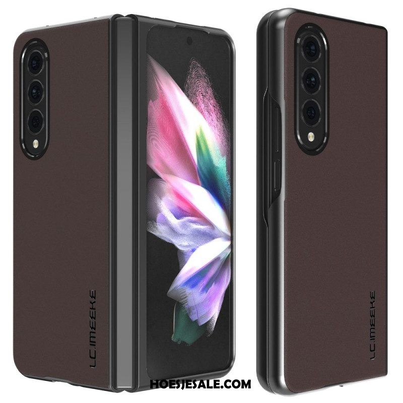 Hoesje voor Samsung Galaxy Z Fold 4 Lc. Imeeke Zacht Kunstleer