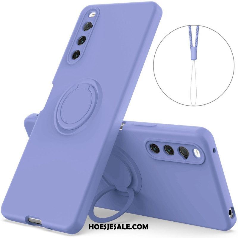 Hoesje voor Sony Xperia 10 IV Verenigde Ringbeugel