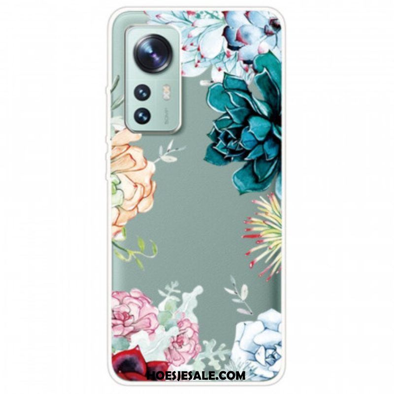 Hoesje voor Xiaomi 12 / 12X Aquarel Bloemen