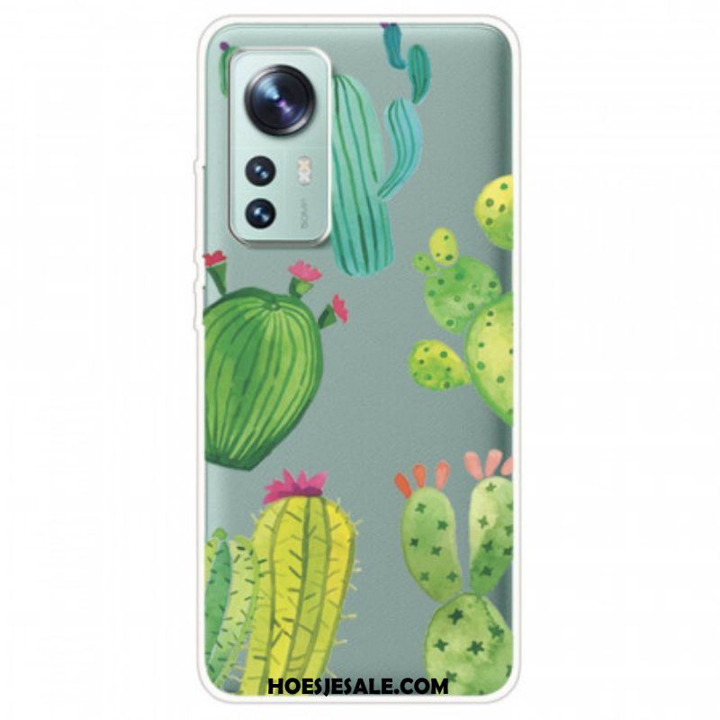 Hoesje voor Xiaomi 12 / 12X Aquarel Cactussen