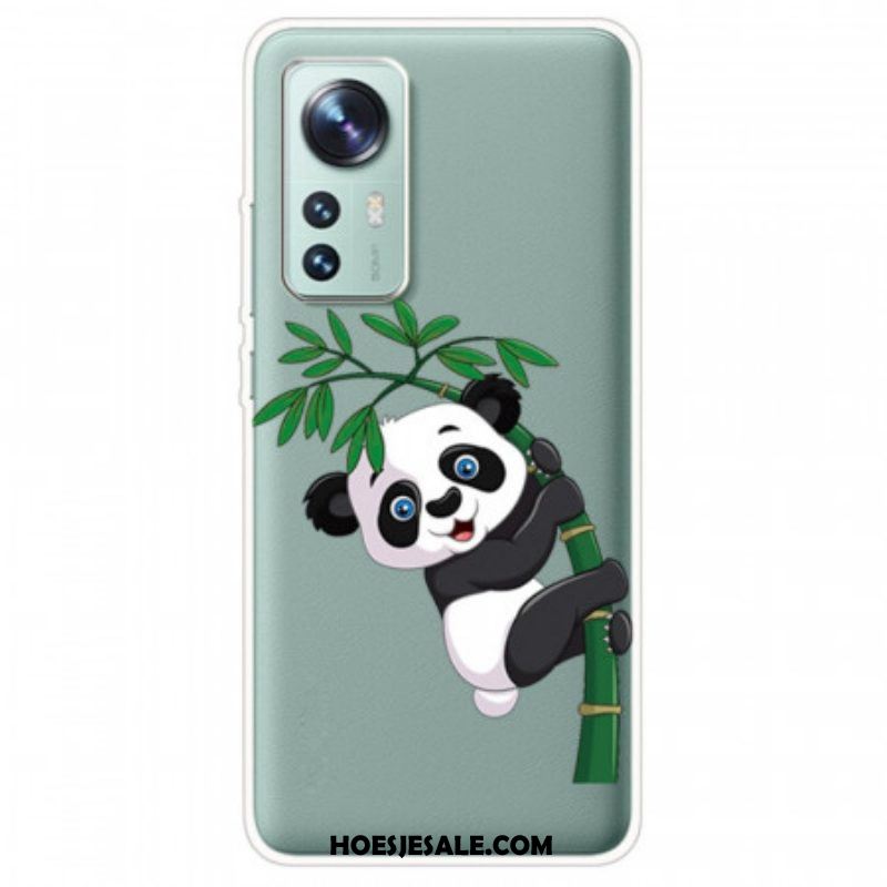 Hoesje voor Xiaomi 12 / 12X Panda Op Bamboe