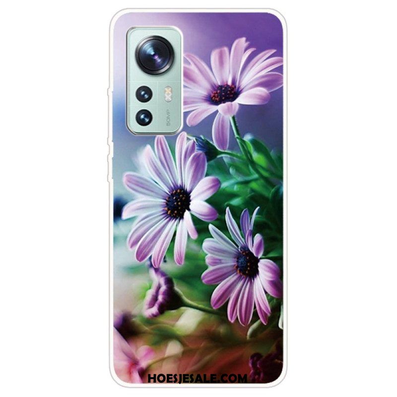 Hoesje voor Xiaomi 12 Pro Bloemen Siliconen