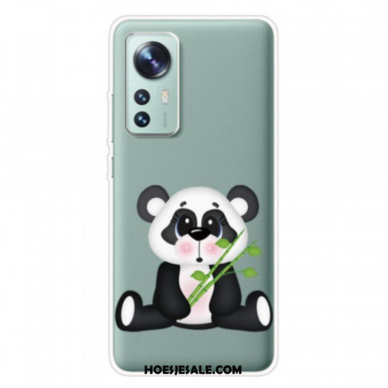 Hoesje voor Xiaomi 12 Pro Leuke Panda Siliconen