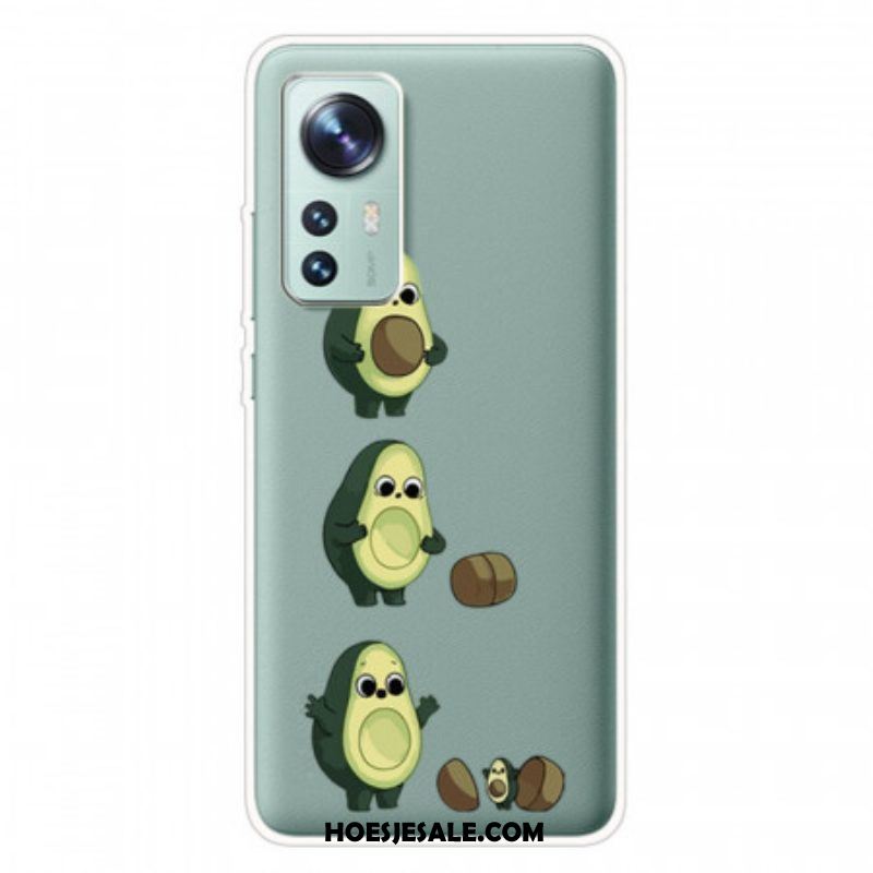 Hoesje voor Xiaomi 12 Pro Siliconen Avocado Leven