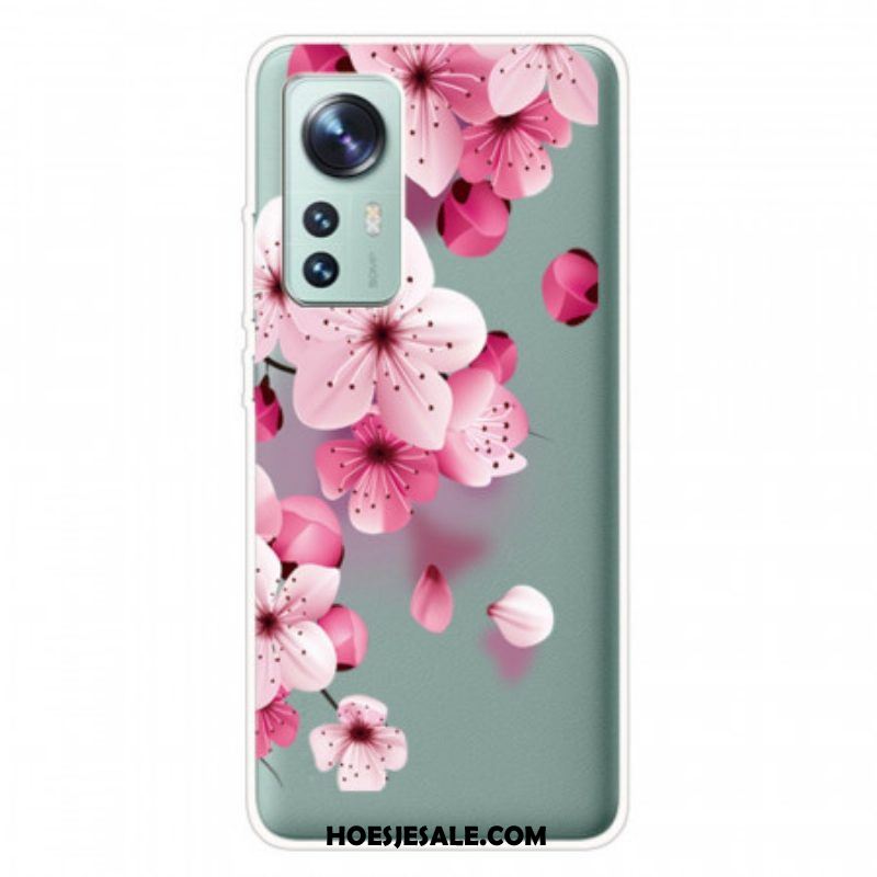 Hoesje voor Xiaomi 12 Pro Siliconen Rozenbloemen