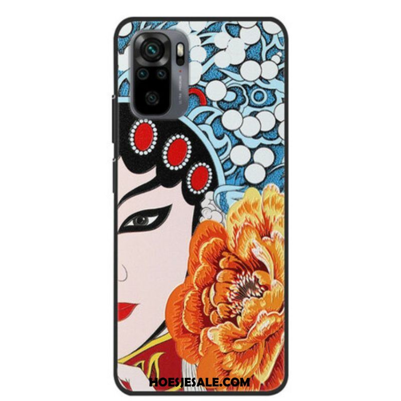 Hoesje voor Xiaomi Redmi Note 10 / 10S Peking Opera