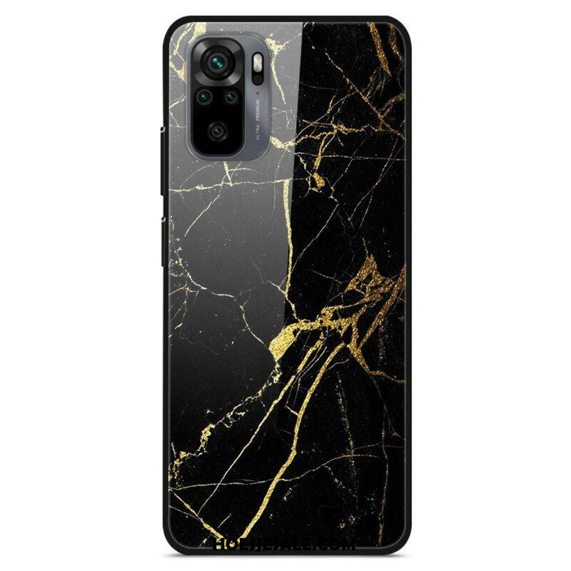 Hoesje voor Xiaomi Redmi Note 10 / 10S Supreme Marmer Gehard Glas