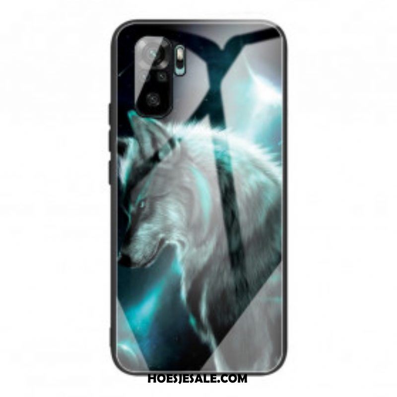 Hoesje voor Xiaomi Redmi Note 10 / 10S Wolf Van Gehard Glas