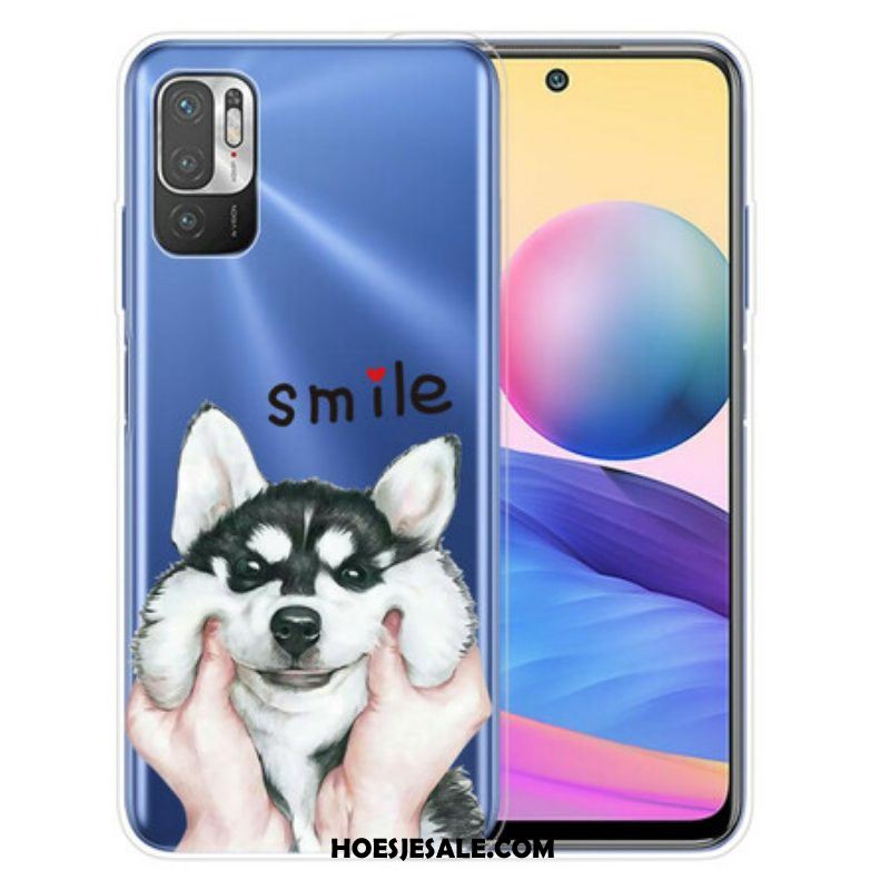 Hoesje voor Xiaomi Redmi Note 10 5G Lach Hond