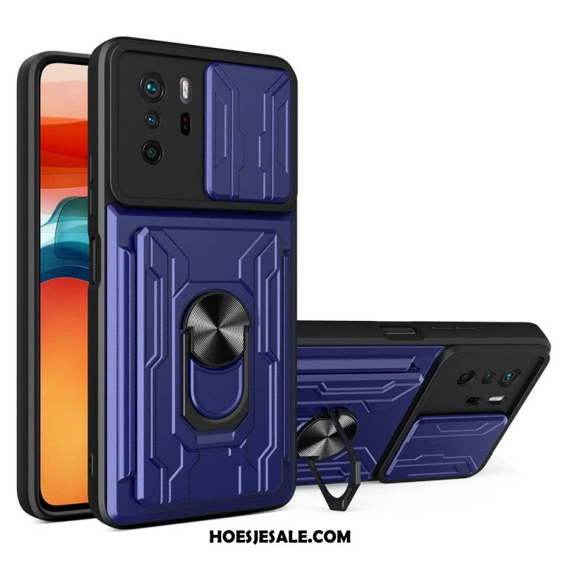 Hoesje voor Xiaomi Redmi Note 10 Pro Houder & Lensbeschermer & Houder