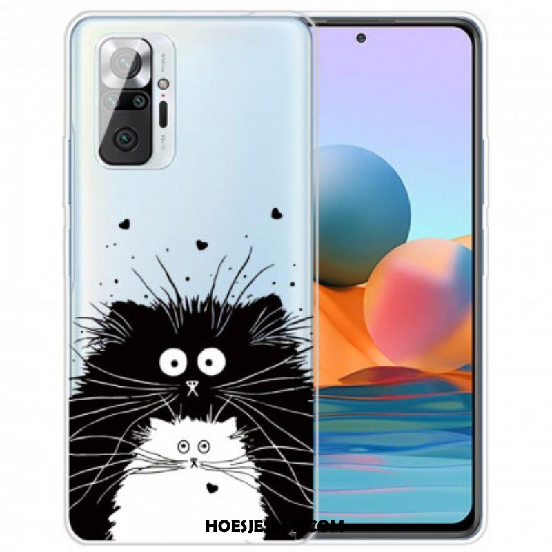 Hoesje voor Xiaomi Redmi Note 10 Pro Kijk Naar De Katten