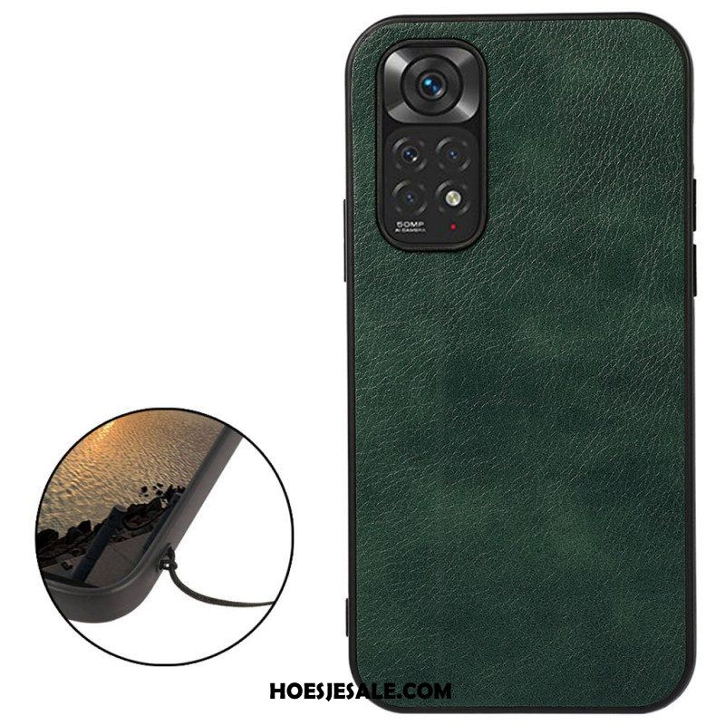 Hoesje voor Xiaomi Redmi Note 11 / 11S Lychee Kunstleer