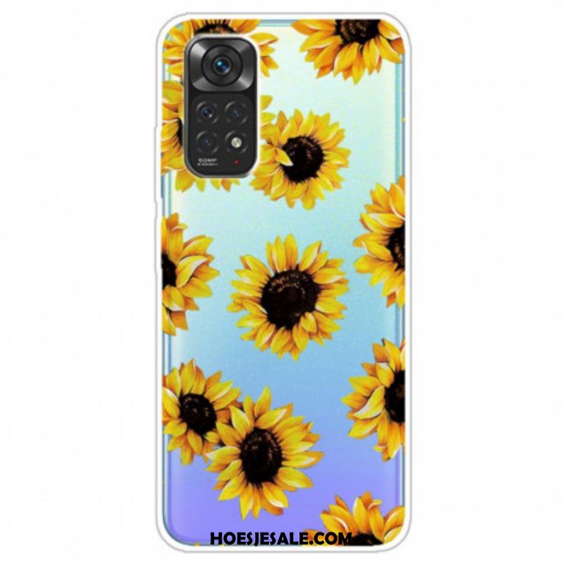 Hoesje voor Xiaomi Redmi Note 11 / 11S Zonnebloemen