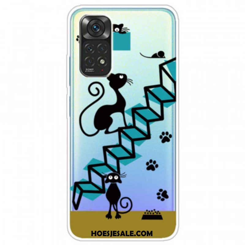 Hoesje voor Xiaomi Redmi Note 11 Pro / 11 Pro 5G Grappige Katten