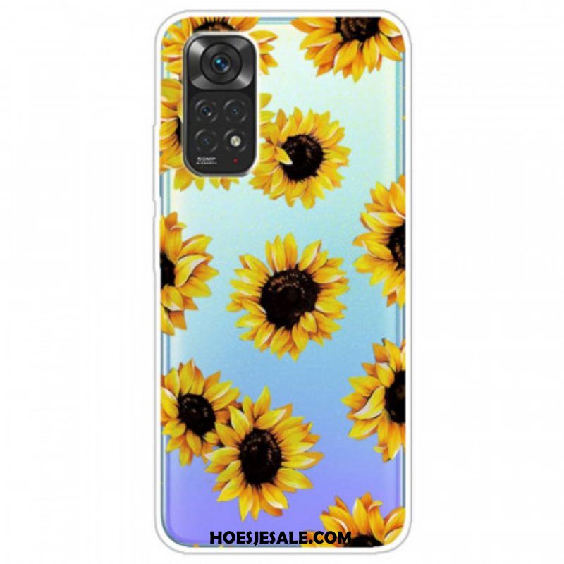 Hoesje voor Xiaomi Redmi Note 11 Pro / 11 Pro 5G Zonnebloemen