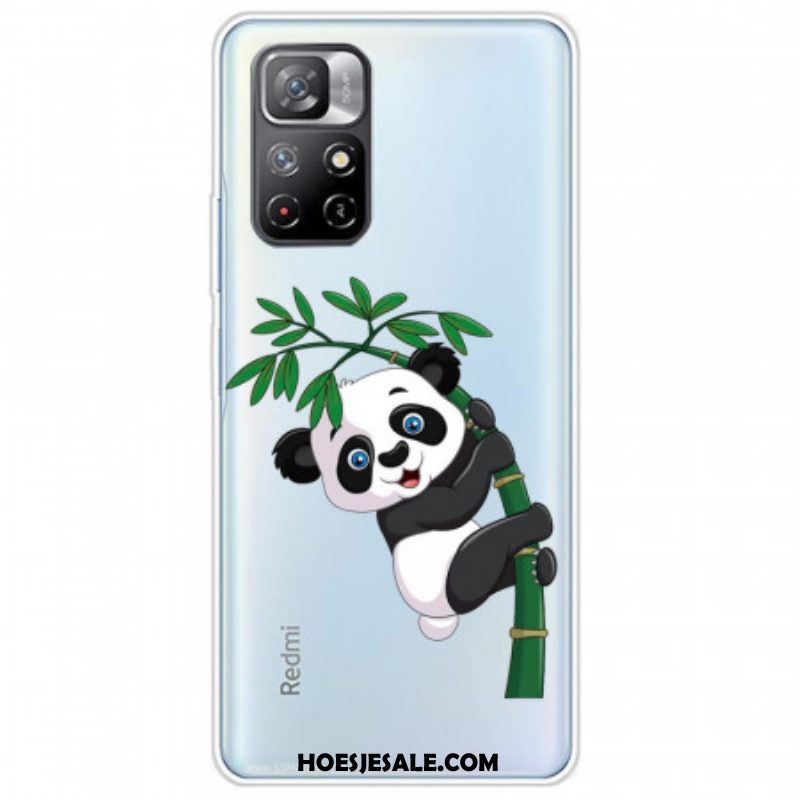 Hoesje voor Xiaomi Redmi Note 11 Pro Plus 5G Panda Op Bamboe