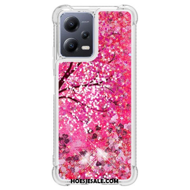 Hoesje voor Xiaomi Redmi Note 12 5G Glitter Boom