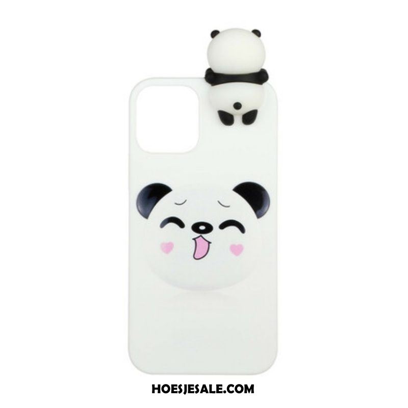 Hoesje voor iPhone 13 Mini Coole Panda 3d