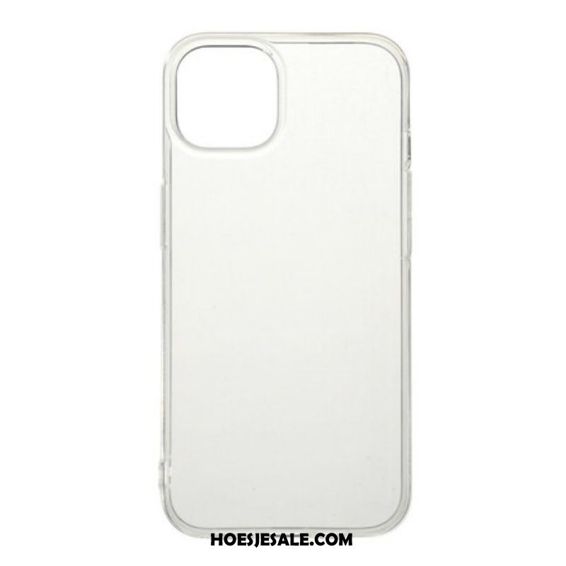 Hoesje voor iPhone 13 Mini Eenvoudig Transparant