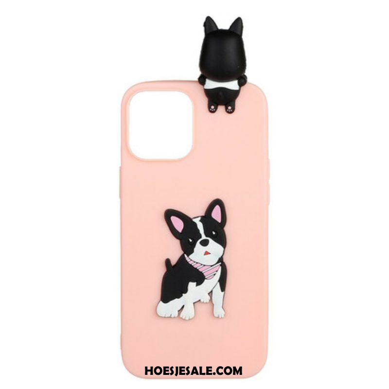 Hoesje voor iPhone 13 Mini Flavian De Hond 3d