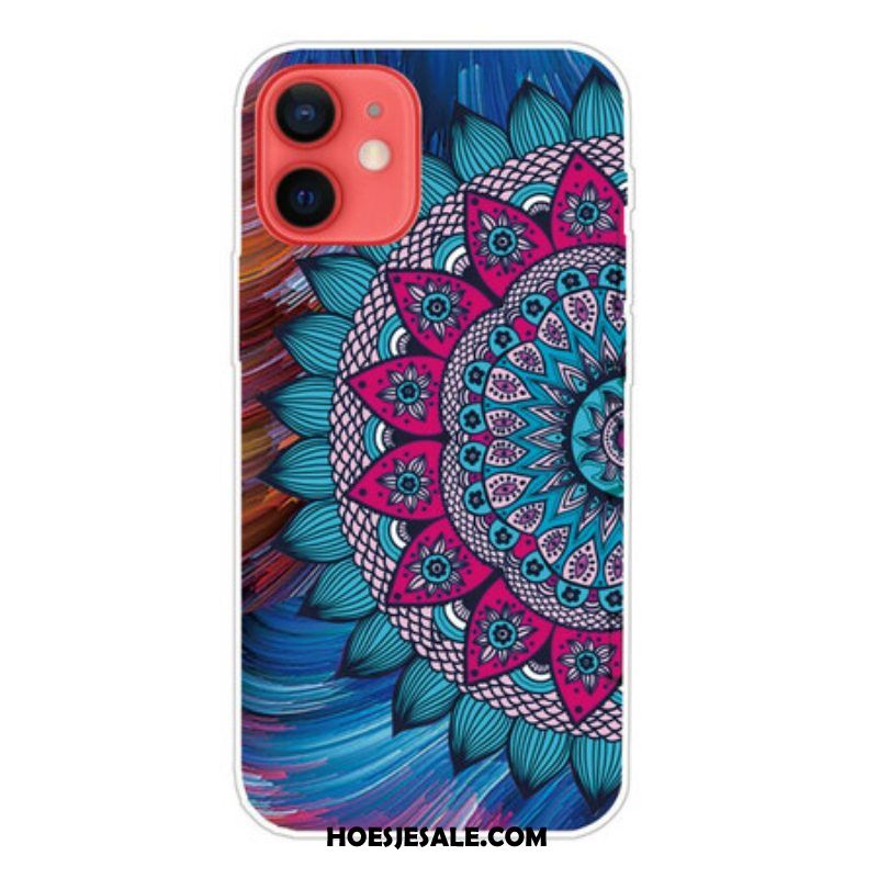 Hoesje voor iPhone 13 Mini Kleurrijke Mandala