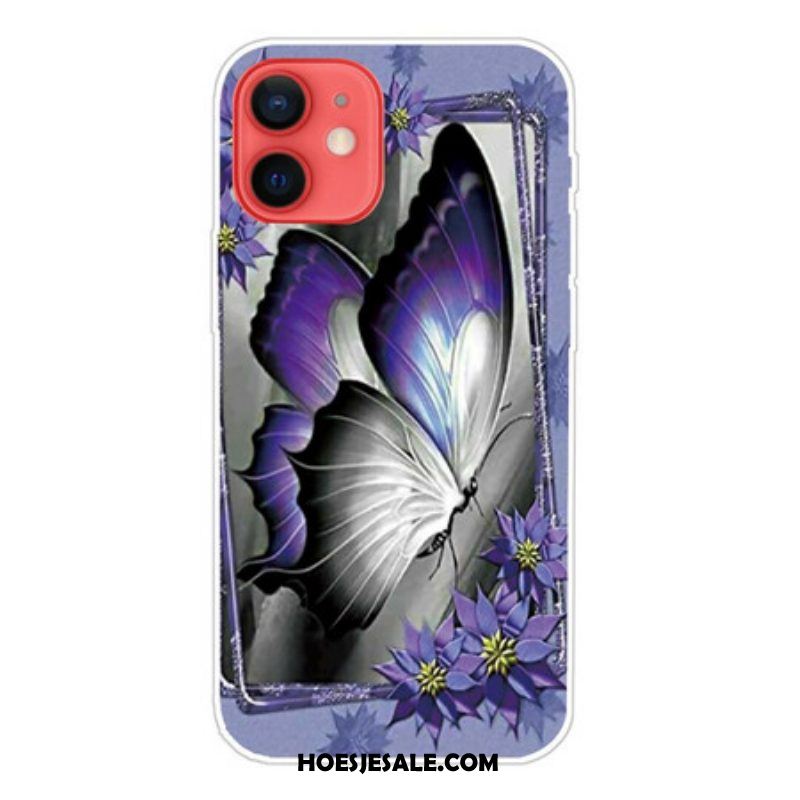 Hoesje voor iPhone 13 Mini Koninklijke Vlinder