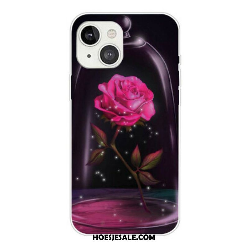 Hoesje voor iPhone 13 Mini Magisch Roze